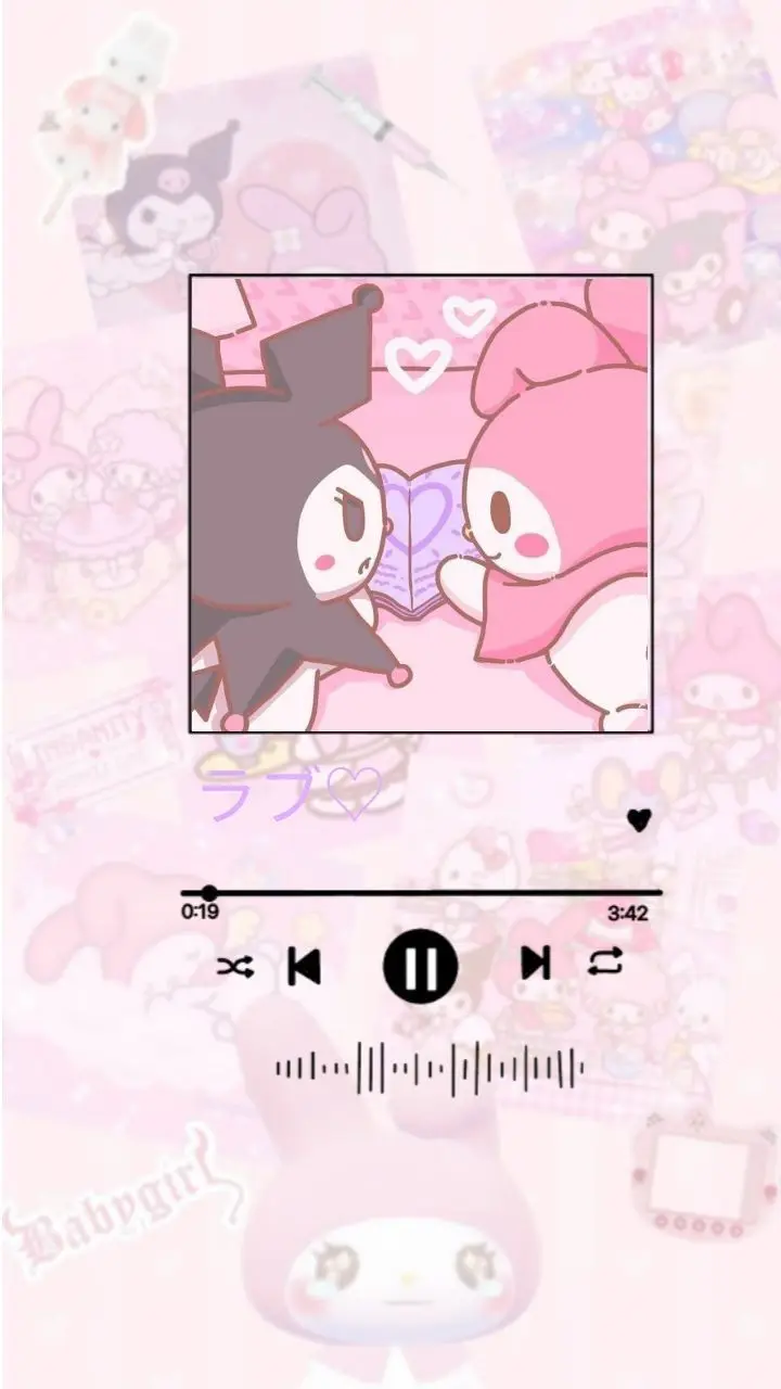 Khám phá hình nền Kuromi và Melody độc đáo 9