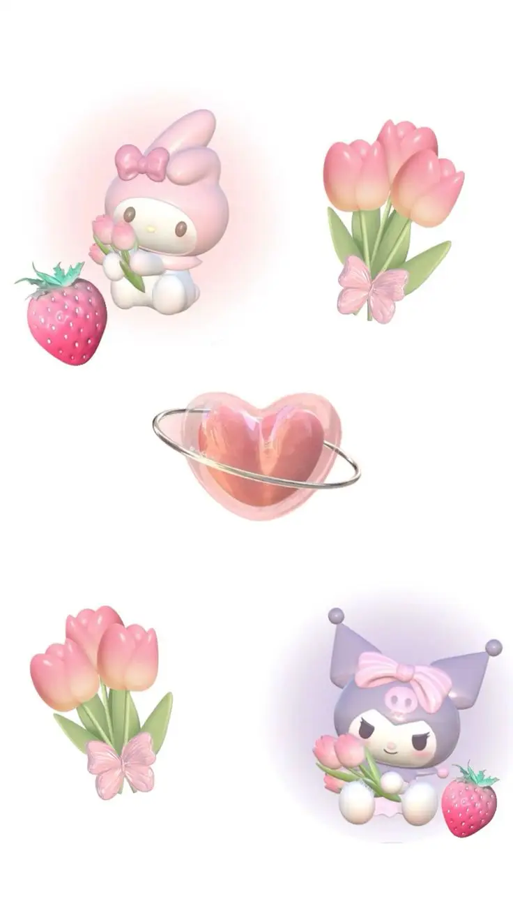 Khám phá hình nền Kuromi và Melody độc đáo 11