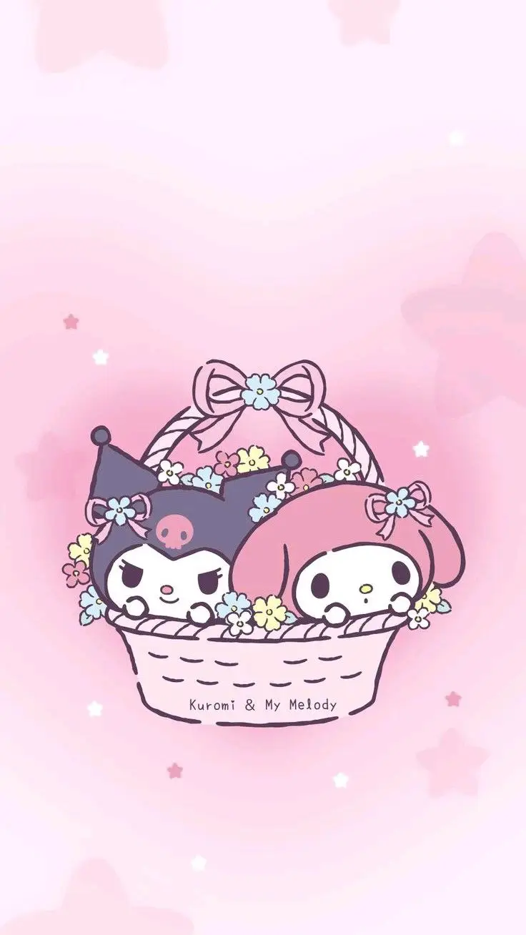 Khám phá hình nền Kuromi và Melody độc đáo 17