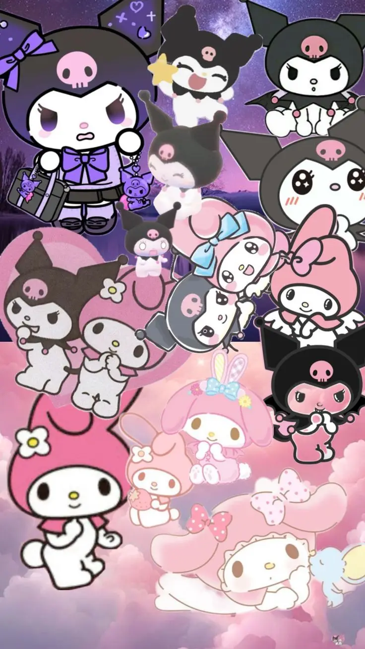 Khám phá hình nền Kuromi và Melody độc đáo 18