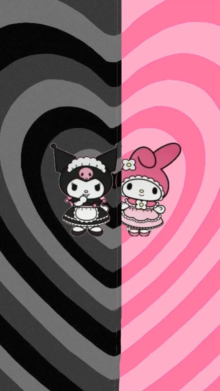 Khám phá hình nền Kuromi và Melody độc đáo 19