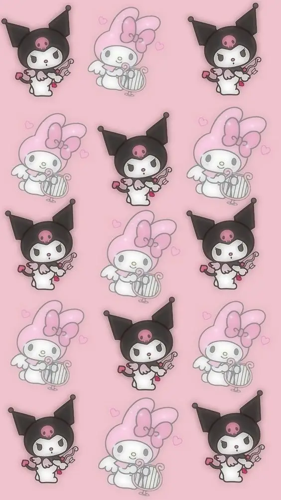 Khám phá hình nền Kuromi và Melody độc đáo 22