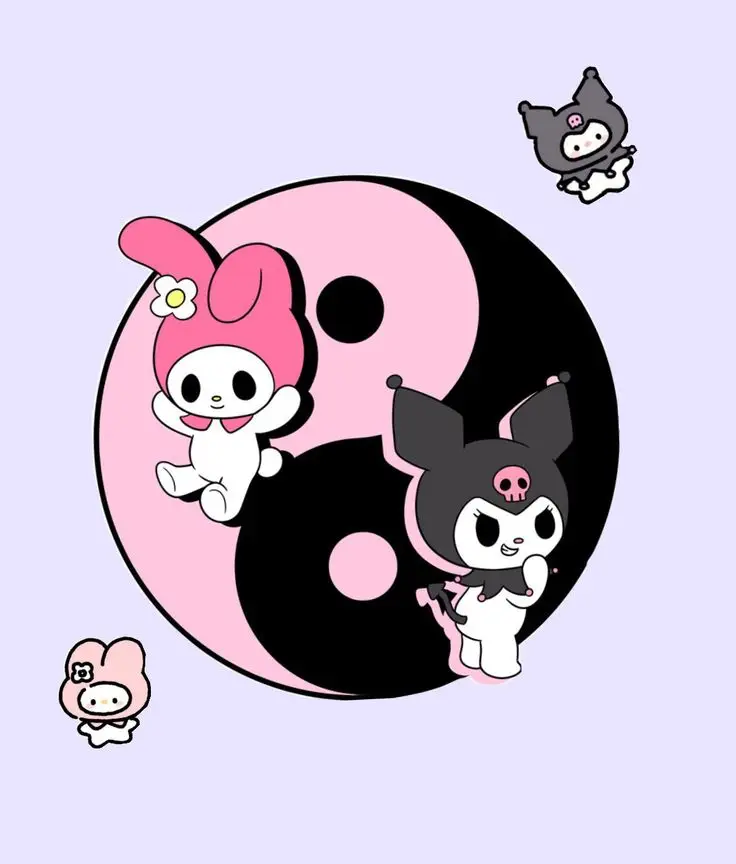 Khám phá hình nền Kuromi và Melody độc đáo 24