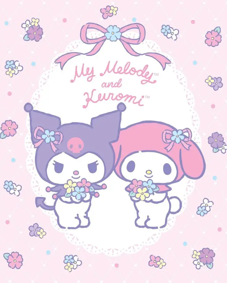 Khám phá hình nền Kuromi và Melody độc đáo 26