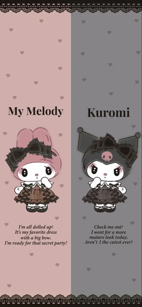 Khám phá hình nền Kuromi và Melody độc đáo 27