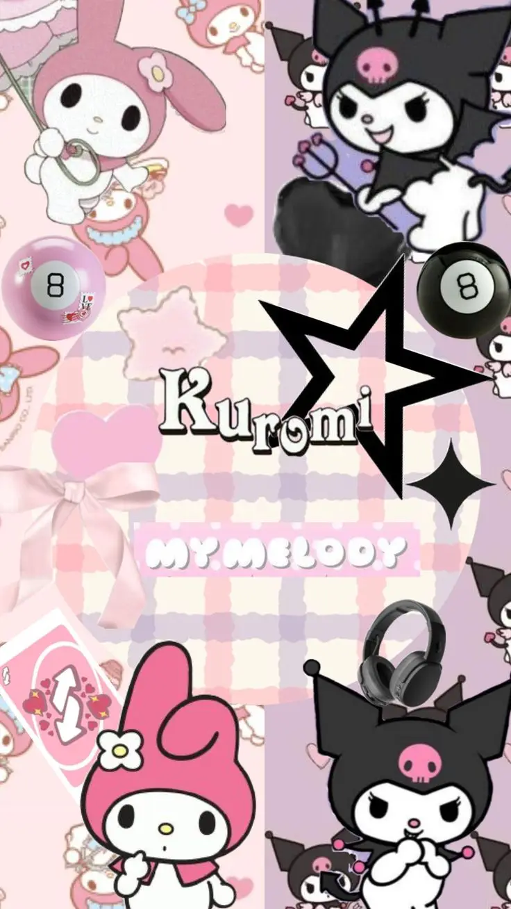 Khám phá hình nền Kuromi và Melody độc đáo 40