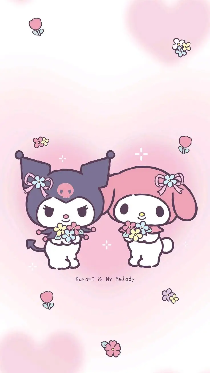 Khám phá hình nền Kuromi và Melody độc đáo 44