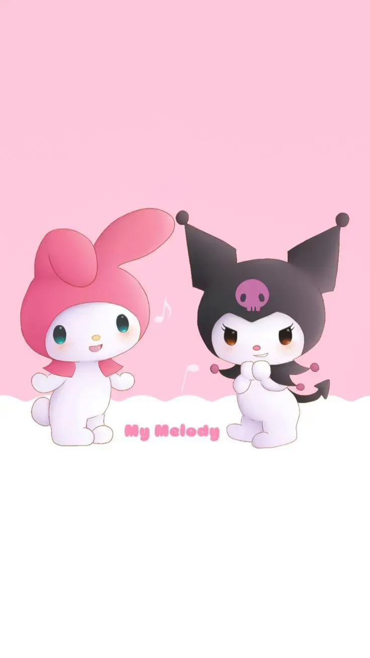 Khám phá hình nền Kuromi và Melody độc đáo 47