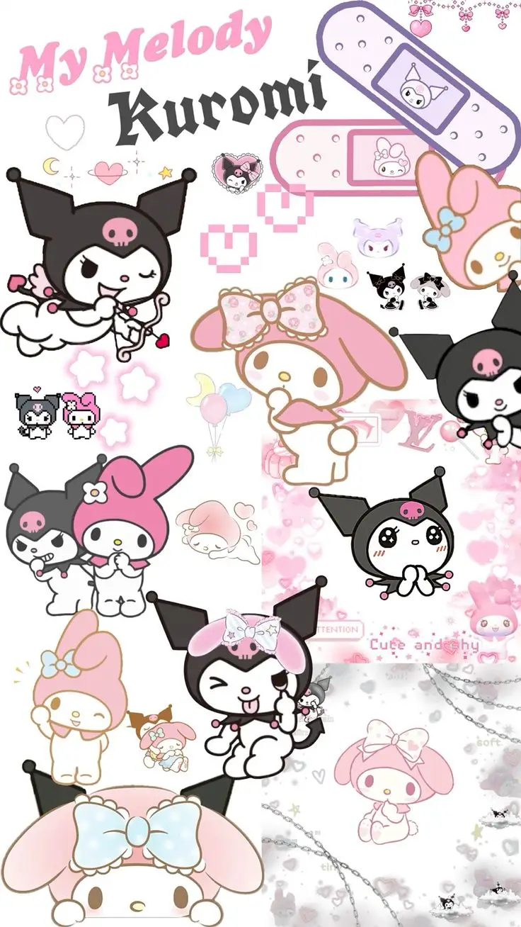 Khám phá hình nền Kuromi và Melody độc đáo 48