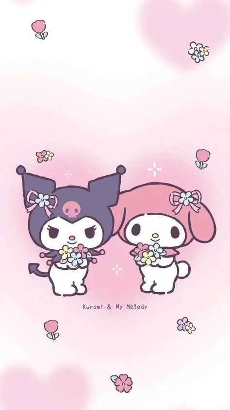 Khám phá hình nền Kuromi và Melody độc đáo 49