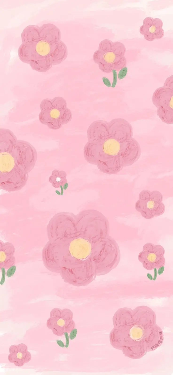 Hình nền màu hồng pastel đẹp và dễ thương cho máy tính và điện thoại 14