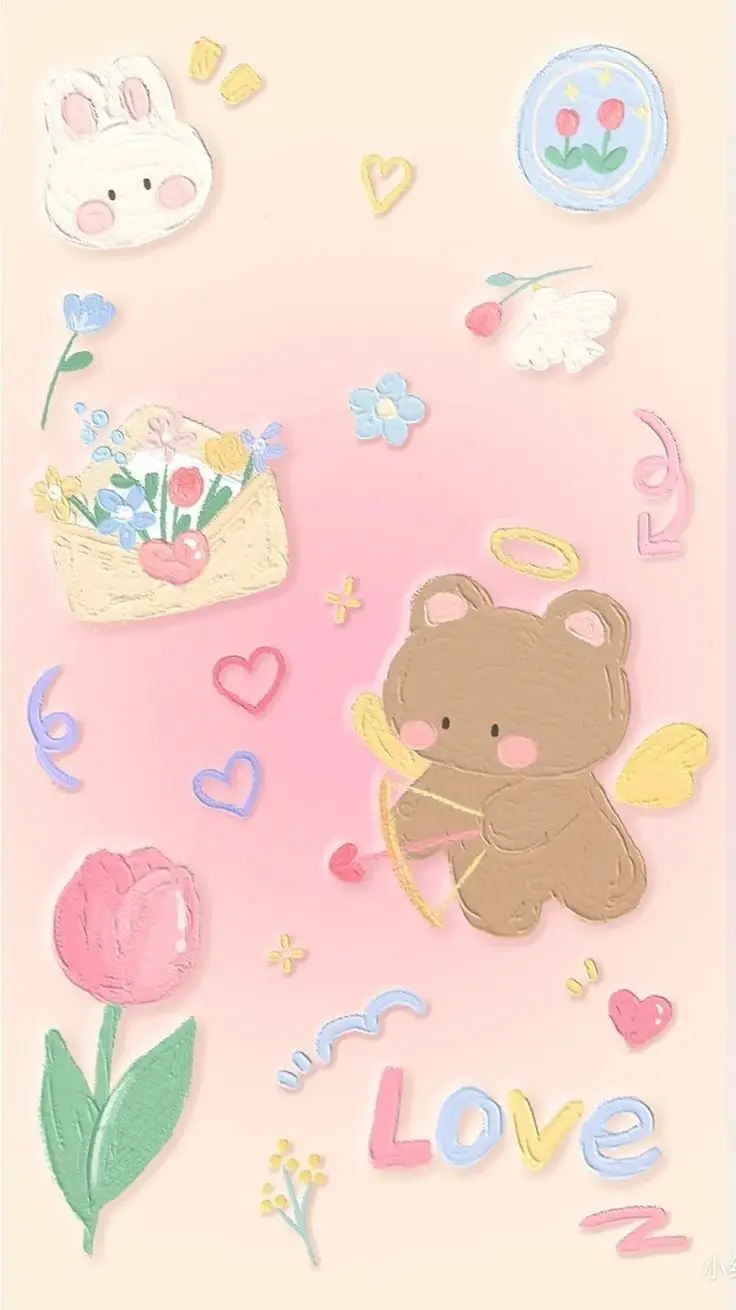 Hình nền màu hồng pastel đẹp và dễ thương cho máy tính và điện thoại 56
