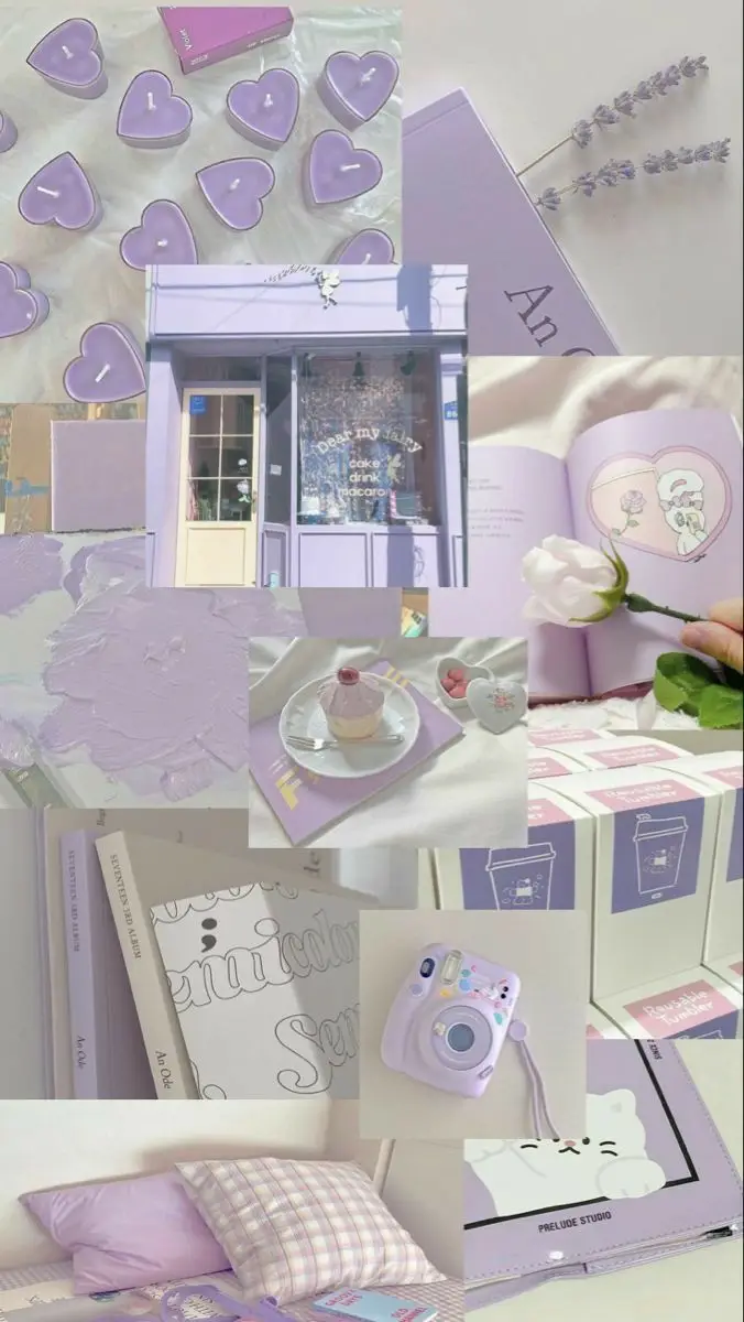 Hình nền màu tím pastel: Tuyển tập 50 hình ảnh nhẹ nhàng 32