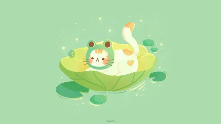 Hình nền màu xanh lá cute - Tươi mới và trẻ trung cho màn hình bạn 52