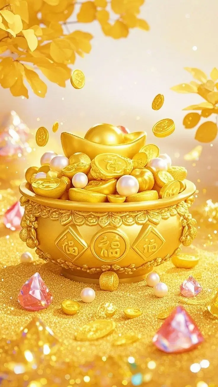 Hình nền may mắn tài lộc cho mệnh Kim 6