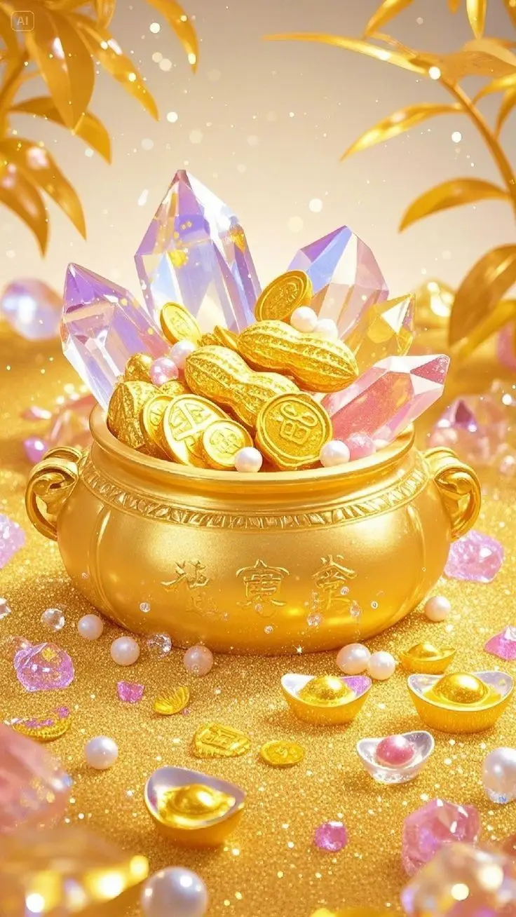 Hình nền may mắn tài lộc cho mệnh Kim 8