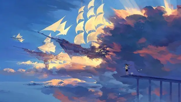 Hình nền máy tính 4K 1920x1080 anime mãn nhãn 23