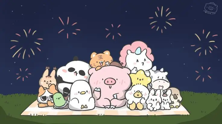 Hình nền máy tính cute 4k - Bừng sáng không gian làm việc 19