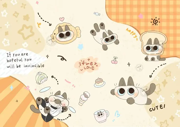 Hình nền máy tính cute 4k - Bừng sáng không gian làm việc 85