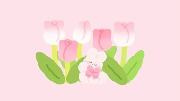 Hình nền máy tính hoa ngập tràn sắc màu 46
