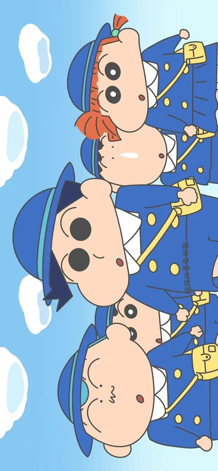 Hình nền máy tính Shin phong cách anime cực chất 47