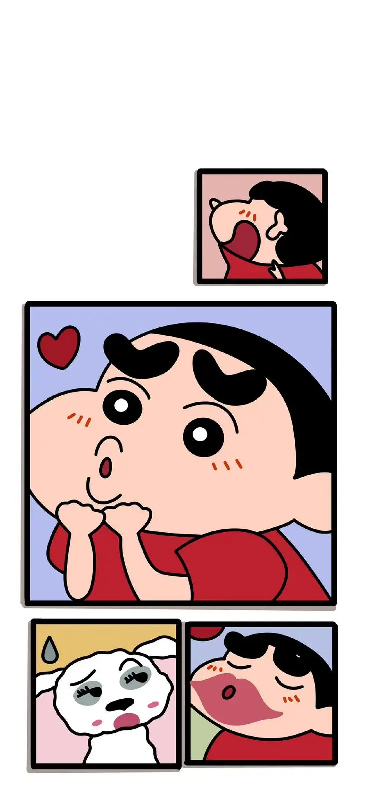 Top hình nền máy tính Shin cậu bé bút chì dễ thương
