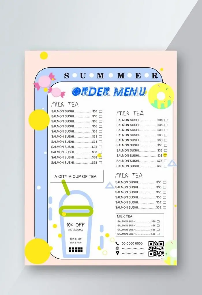 Hình Nền Menu Thực Đơn: Gợi Ý Cho Thiết Kế Của Bạn 9