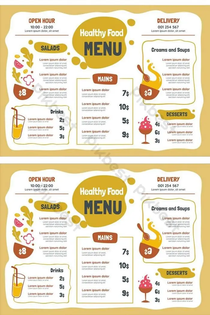 Hình Nền Menu Thực Đơn: Gợi Ý Cho Thiết Kế Của Bạn 48