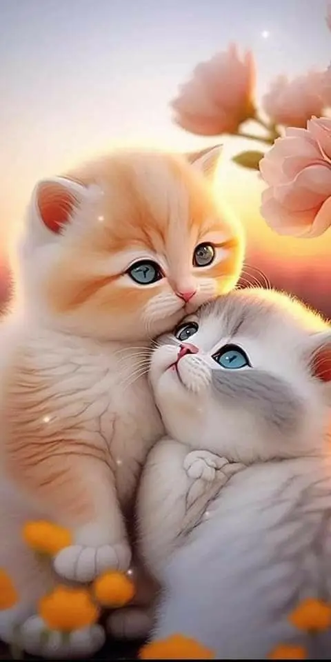 Hình Nền Mèo 3D Cute Dễ Thương 9
