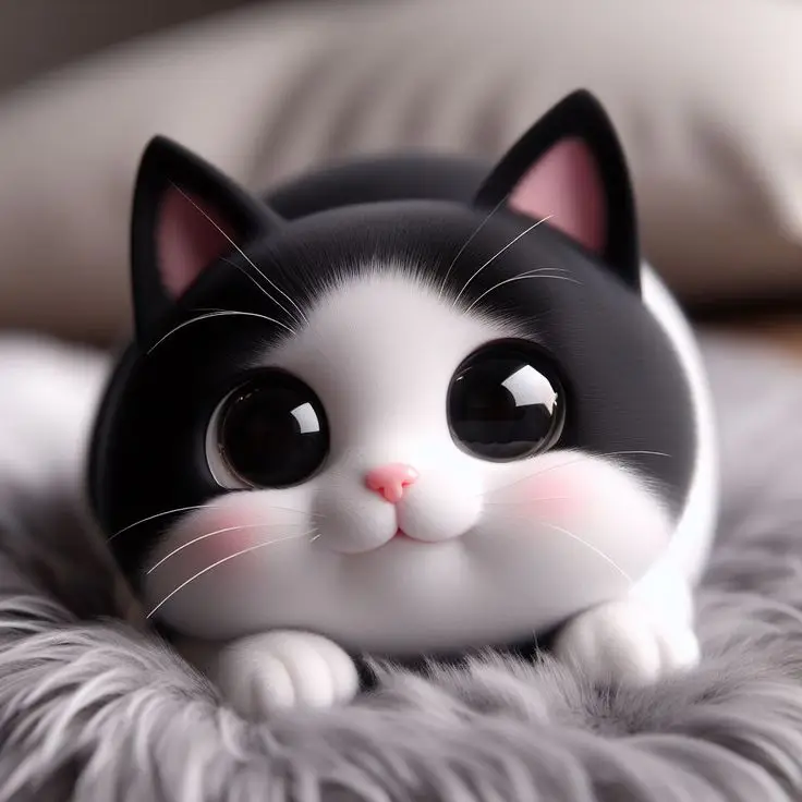 Hình Nền Mèo 3D Cute Dễ Thương 32
