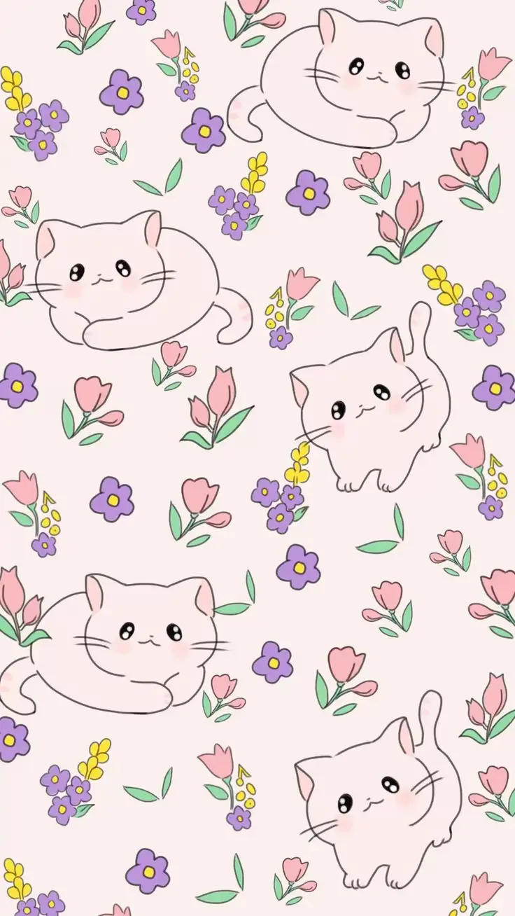 Hình Nền Mèo 3D Cute Dễ Thương 35