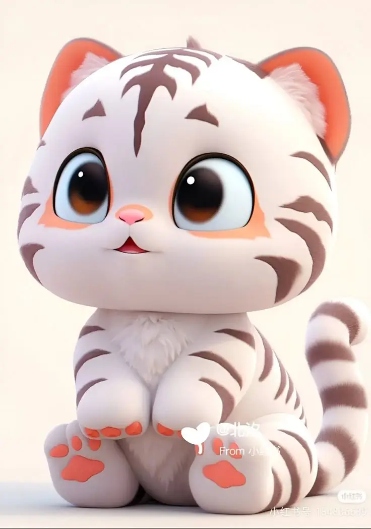 Hình Nền Mèo 3D Cute Dễ Thương 47