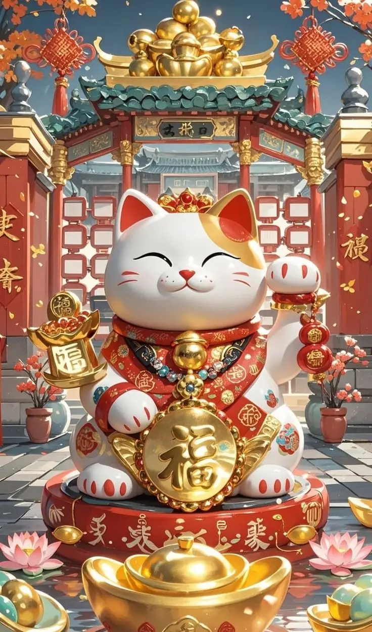 Hình Nền Mèo 3D Cute Dễ Thương 55