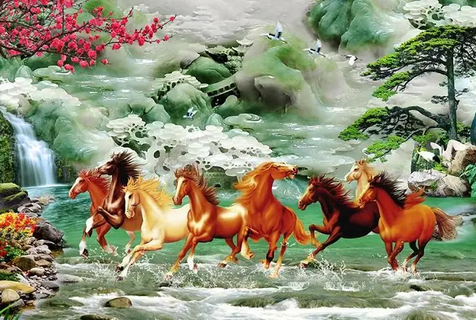 Hình nền ngựa đẹp 3D - Khám phá bộ hình nền 3D sống động 38