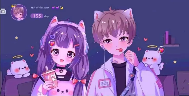 Hình nền đôi dễ thương cho người yêu 15