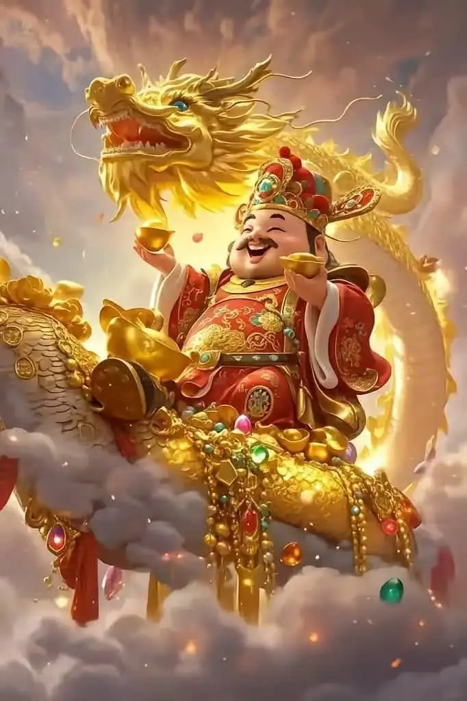 Hình nền ông thần tài mang lại may mắn 2