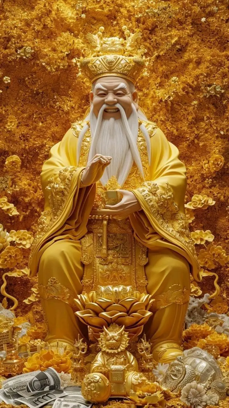 Hình nền ông thần tài mang lại may mắn 4
