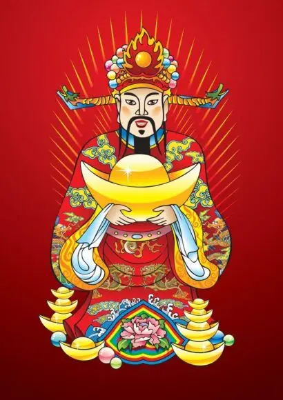 Hình nền ông thần tài mang lại may mắn 8