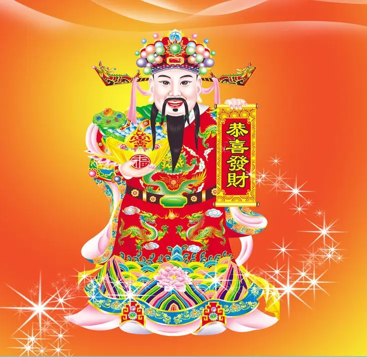 Hình nền ông thần tài mang lại may mắn 13