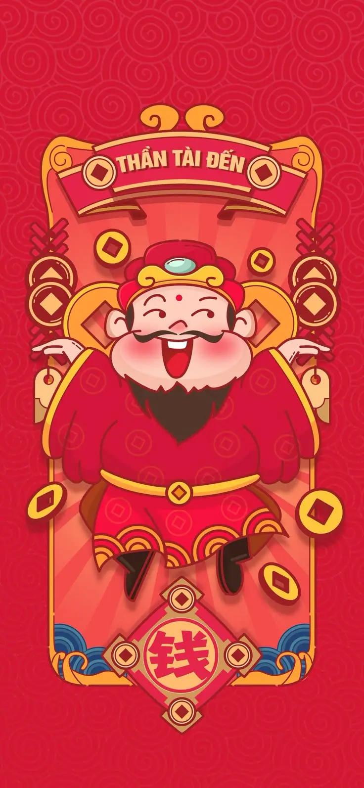 Hình nền ông thần tài mang lại may mắn 23