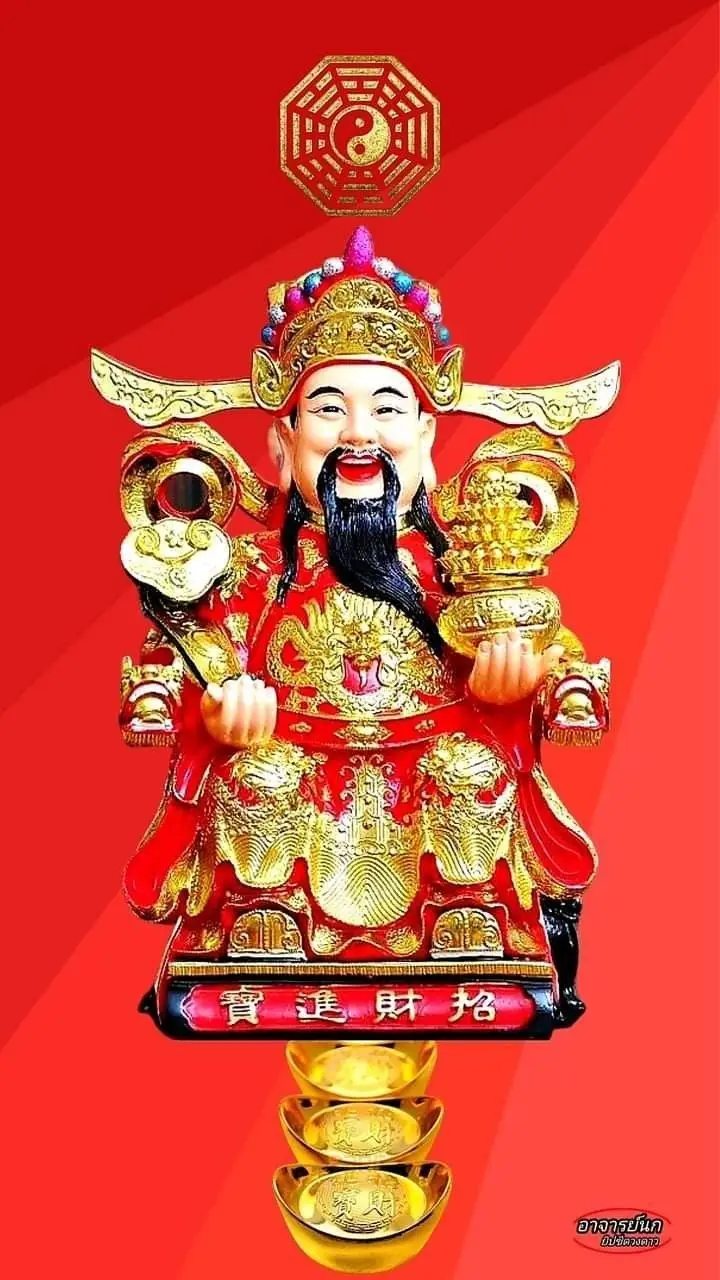 Hình nền ông thần tài mang lại may mắn 35