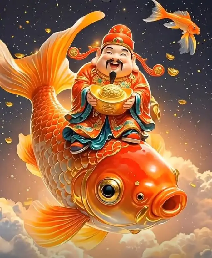 Hình nền ông thần tài mang lại may mắn 36