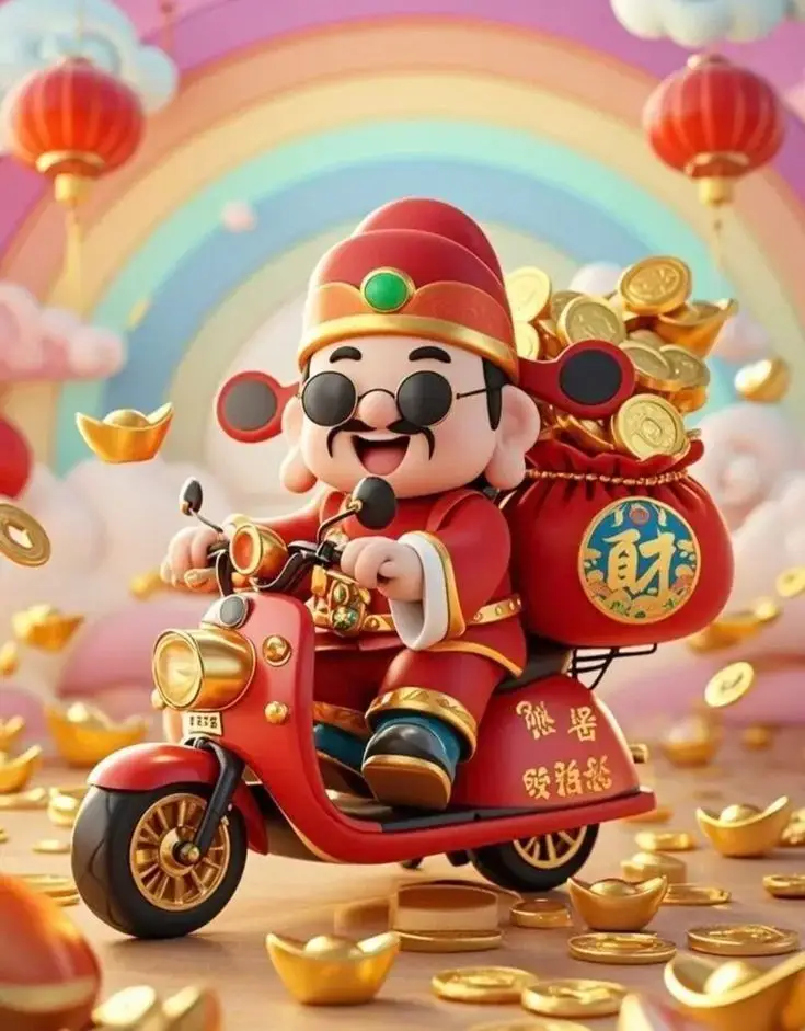 Hình nền ông thần tài mang lại may mắn 37