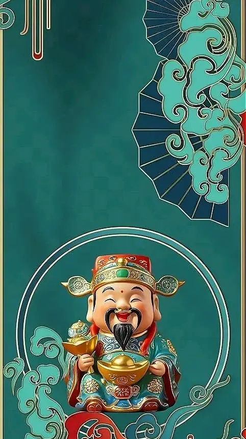 Hình nền ông thần tài mang lại may mắn 45