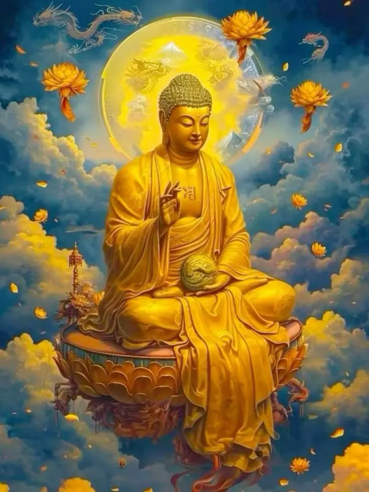 Hình Nền Phật A Di Đà Tôn Kính Và An Lạc 6