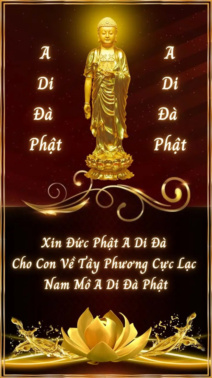 Hình Nền Phật A Di Đà Tôn Kính Và An Lạc 39