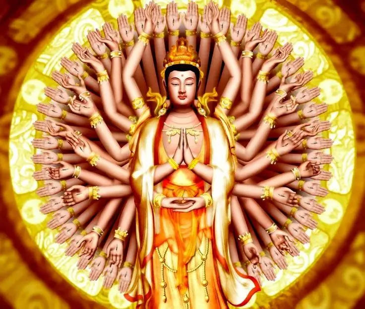 Hình nền Phật Thiên Thủ Thiên Nhãn bình an cho điện thoại 39