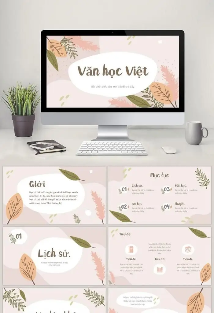 Hình Nền PowerPoint Đơn Giản Tinh Tế – 50 Mẫu Đẹp