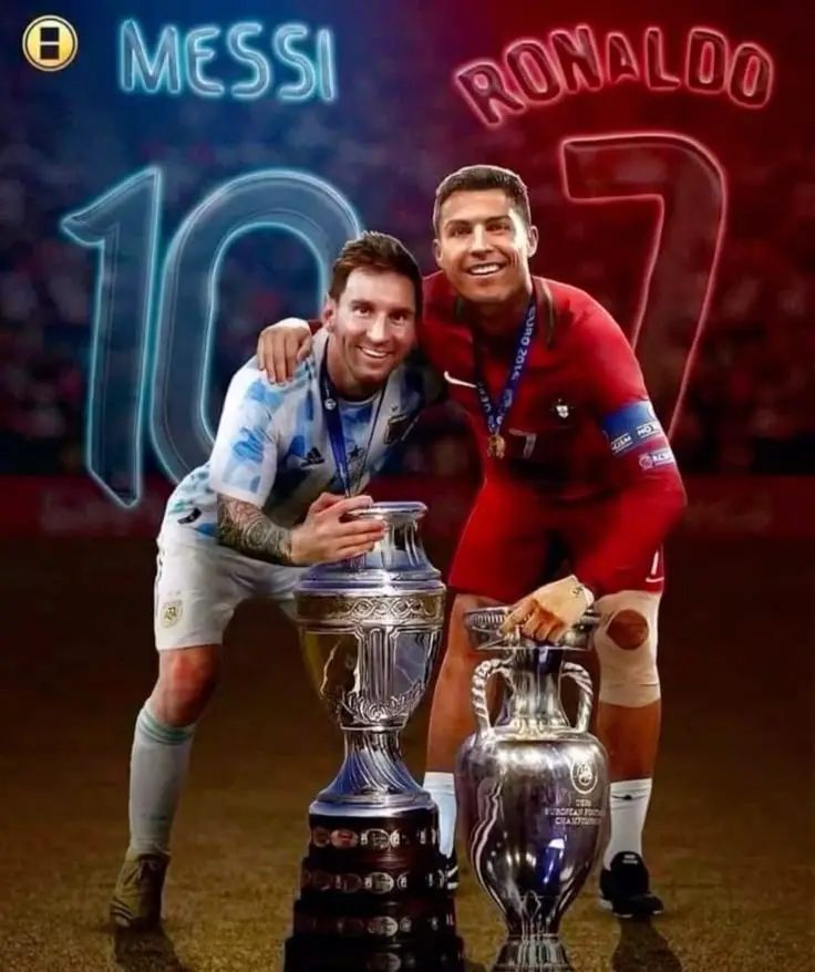 Hình nền Ronaldo và Messi - Cuộc chiến không bao giờ kết thúc 2