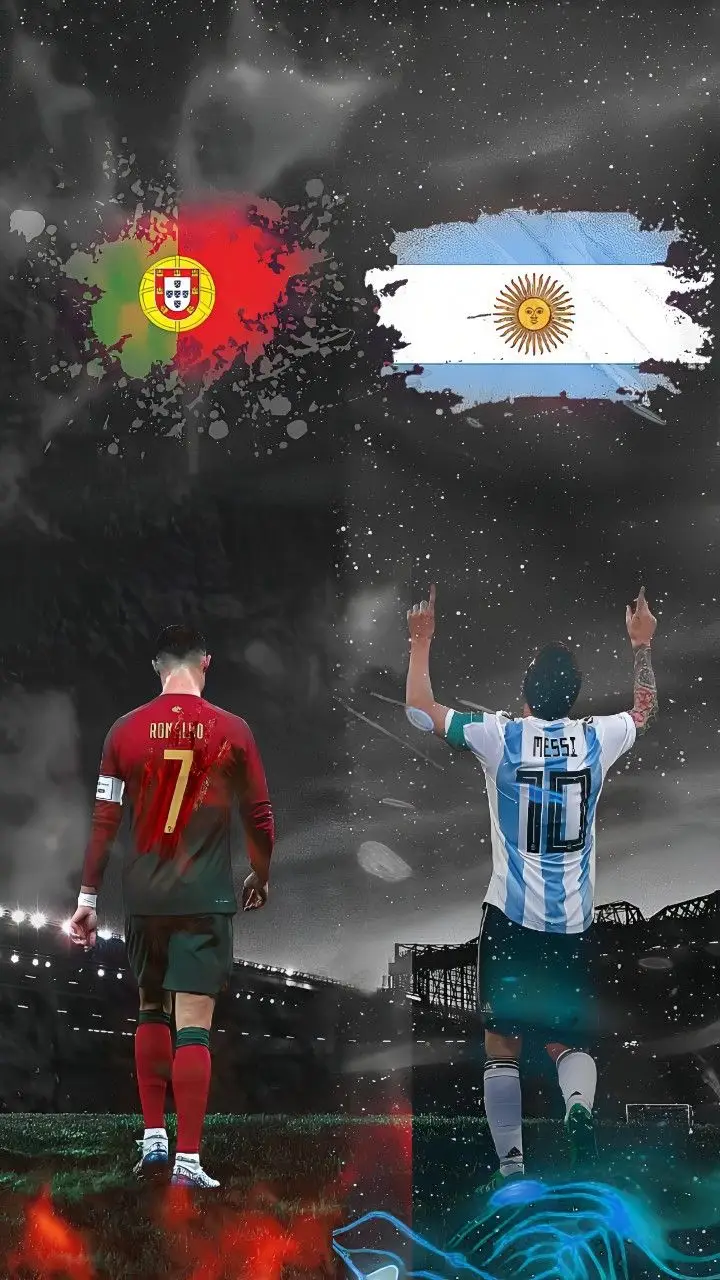 Hình nền Ronaldo và Messi - Cuộc chiến không bao giờ kết thúc 12